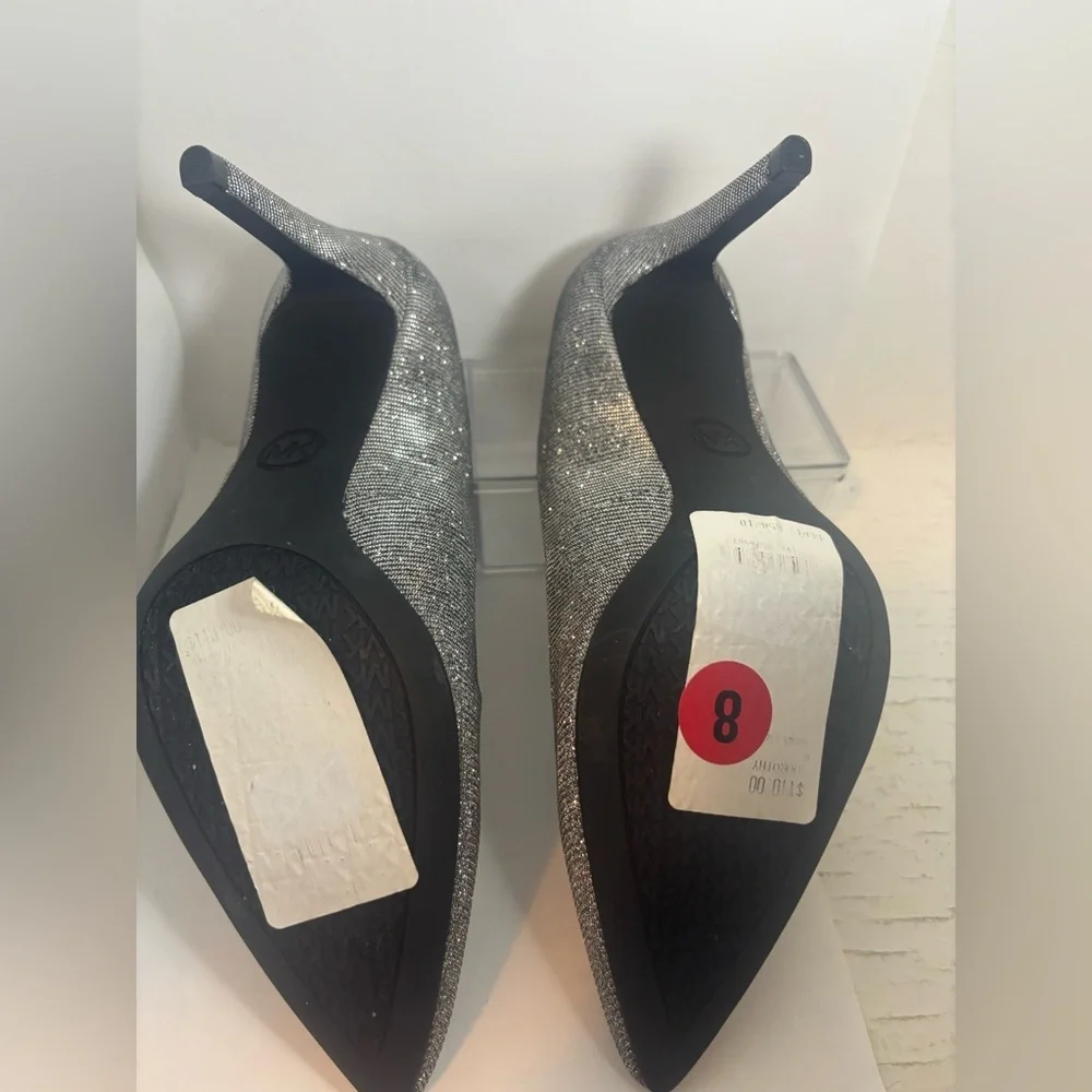 Michael Kors Women's Dorothy Flex Pump Black/Silver Size 8M